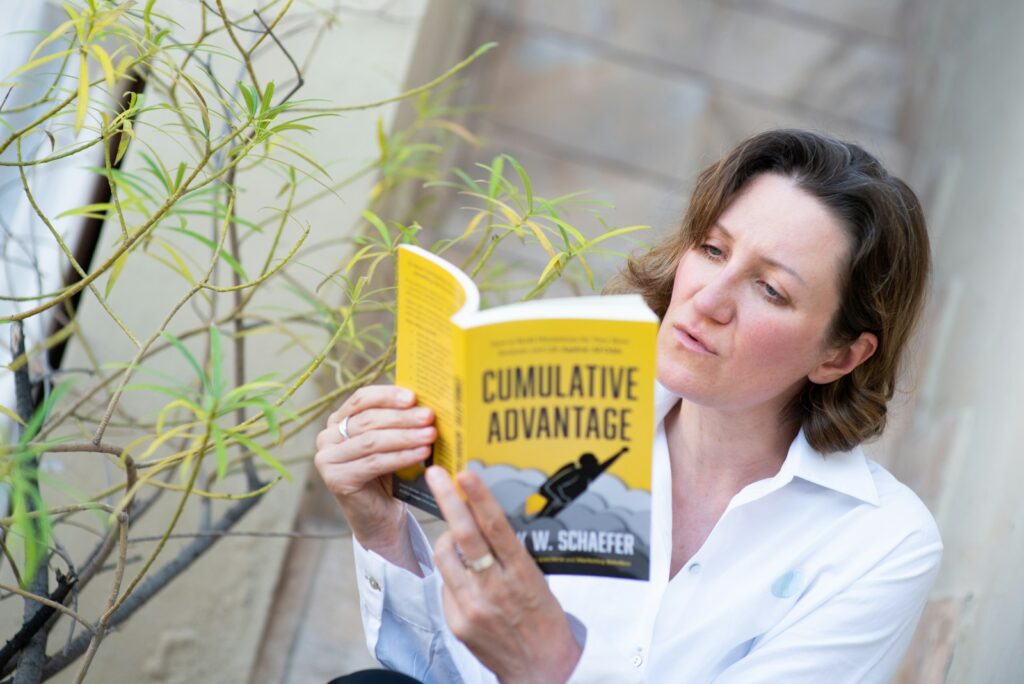 woman reading a book Personal Growth Your Everyday BAG