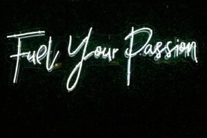 Neon Sign Find Your Passion